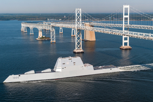 Trung Quốc phát triển tàu chiến tàng hình giống khu trục Zumwalt Mỹ?