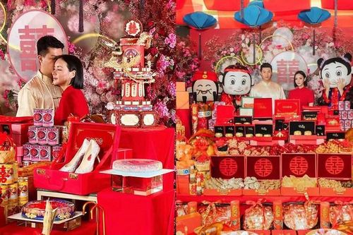 Lễ ăn hỏi 'chất đầy' vàng, hàng hiệu của ái nữ tỷ phú Singapore