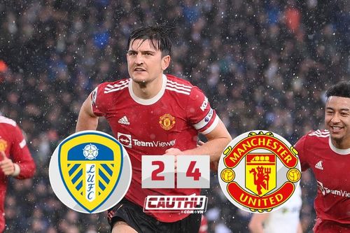 'Giải hạn' nhờ Maguire, MU thắng tưng bừng trước Leeds