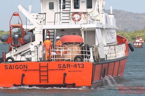 Điều động tàu SAR 413 cứu nạn tàu Mông Cổ sắp chìm trên vùng biển Vũng Tàu