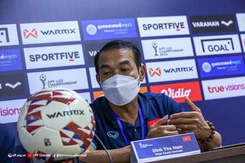HLV Đinh Thế Nam: 'U23 Việt Nam có đủ lực lượng để đấu bán kết với Timor Leste'