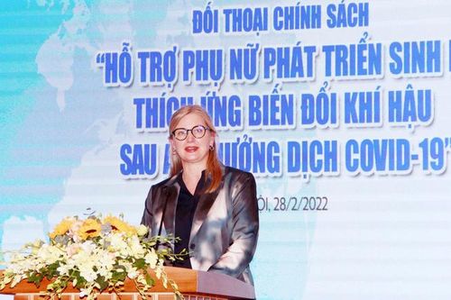 Giúp phụ nữ phát triển sinh kế, thích ứng biến đổi khí hậu sau ảnh hưởng của Covid-19