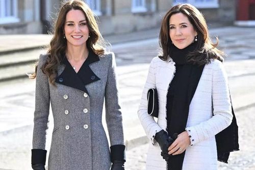 Kate Middleton gặp gỡ vương phi mặc đẹp nhất thế giới