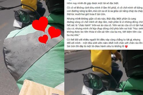 Nữ tài xế in lên vai áo yêu cầu khách 'không được bo tiền thừa' gây xôn xao MXH