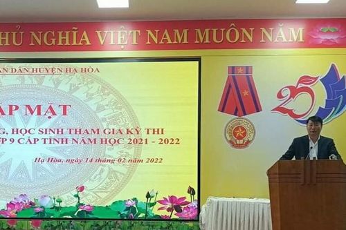 Phú Thọ: Đội tuyển lớp 9 huyện Hạ Hòa đoạt nhiều giải cao thi học sinh giỏi cấp tỉnh