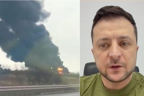 Nóng: Sân bay quân sự Vinnytsia của Ukraine bốc cháy nghi ngút!