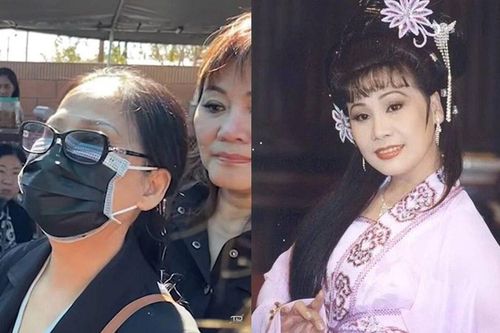 Nghệ sĩ Tài Linh xuất hiện tại đám tang của NSƯT Ngọc Đáng tại Mỹ, được đàn em vây quanh chào đón