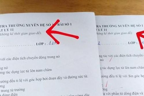 Teen hí hửng vì nghĩ bài kiểm tra chung 1 đề, hóa ra giáo viên có cách đánh dấu cực 'đỉnh'