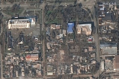 Chiến sự Ukraine nhìn từ vệ tinh