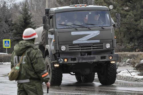 Xe bọc thép Nga cách Kyiv vài trăm mét