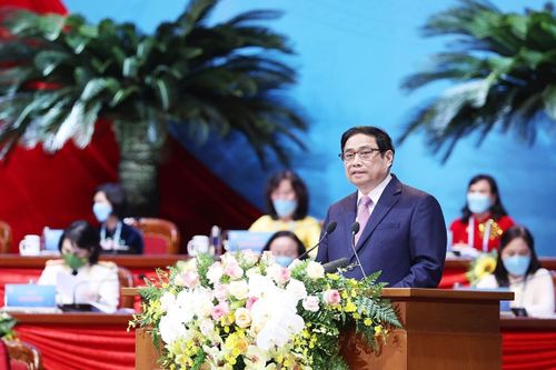 Thủ tướng Phạm Minh Chính: Phụ nữ Việt Nam chung tay cùng hệ thống chính trị thực hiện 'đa mục tiêu'