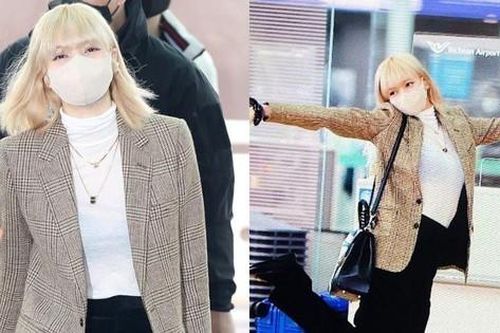 Lisa (BLACKPINK) không quên 'chốt đơn' một món đồ trước khi lên máy bay sang Paris