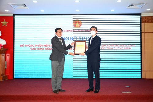 Quảng Ninh là tỉnh đầu tiên của miền Bắc áp dụng hệ thống ISO điện tử