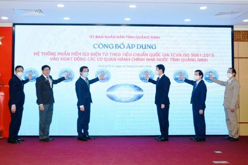 Quảng Ninh: 227 cơ quan hành chính nhà nước áp dụng Hệ thống ISO điện tử