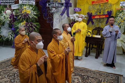 Ban Tôn giáo Chính phủ, Ban Văn hóa Phật giáo TP.HCM, chùa Candaransi viếng cư sĩ Tống Hồ Cầm