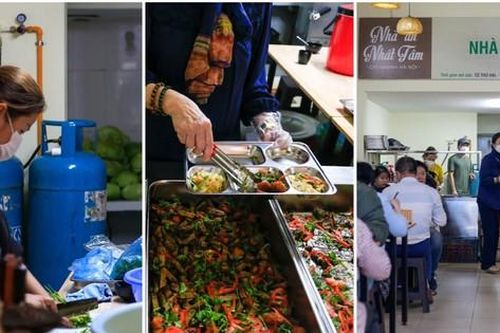 Nhà ăn chay phục vụ 200 suất ăn miễn phí mỗi ngày ở Hà Nội