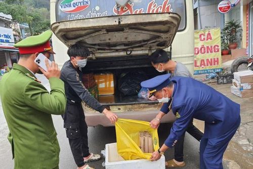 Bắt giữ vụ vận chuyển pháo nổ trên xe khách tại Hà Giang