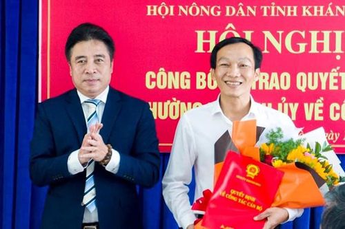 Ông Trương Tấn Hùng giữ chức vụ Phó Chủ tịch Hội Nông dân tỉnh Khánh Hòa
