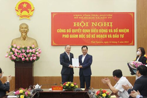 Công bố quyết định bổ nhiệm Phó Giám đốc Sở Kế hoạch và Đầu tư