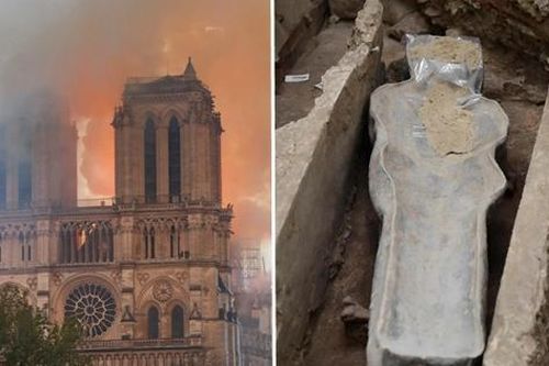 Những bí ẩn 'lạnh người' được tìm thấy bên dưới Nhà thờ Đức Bà (Paris) khi đang sửa chữa