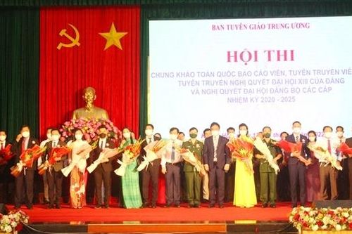 Hội thi Chung khảo toàn quốc Báo cáo viên, Tuyên truyền viên giỏi