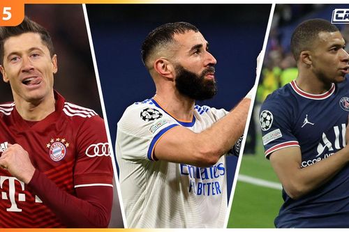 Top 5 cầu thủ xuất sắc nhất vòng 1/8 Champions League
