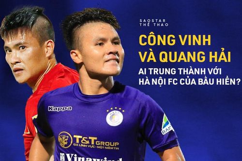 Công Vinh và Quang Hải: Ai trung thành với Hà Nội FC của bầu Hiển?