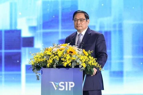 Thủ tướng Phạm Minh Chính dự lễ khởi công khu công nghiệp VSIP 3 tại Bình Dương