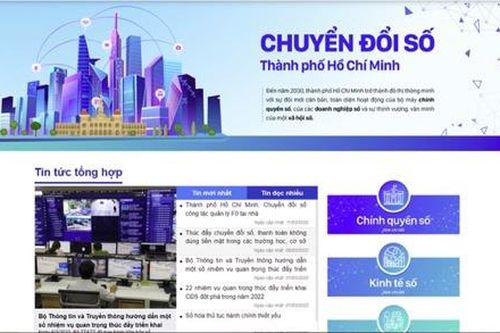 TP Hồ Chí Minh: Ra mắt Cổng thông tin Chuyển đổi số