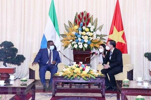 TP. Hồ Chí Minh mong muốn Sierra Leone tạo điều kiện để doanh nghiệp hai bên đẩy mạnh đầu tư, kinh doanh
