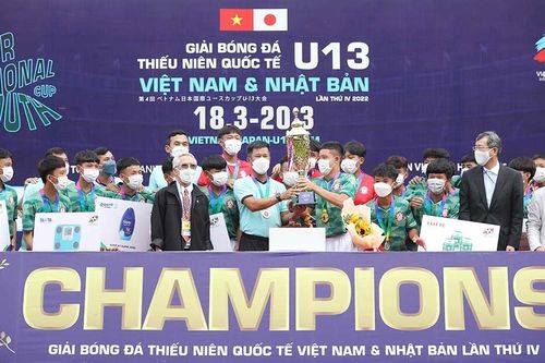 TP.HCM vô địch giải U13 Việt Nam - Nhật Bản