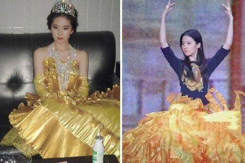 Loạt ảnh Lưu Diệc Phi hóa 'Nữ thần Kim Ưng' năm 19 tuổi gây sốt mạng xã hội