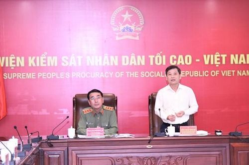 Đoàn khảo sát Ban Chỉ đạo Đề án Trung ương 6 làm việc với Ban cán sự đảng VKSND tối cao