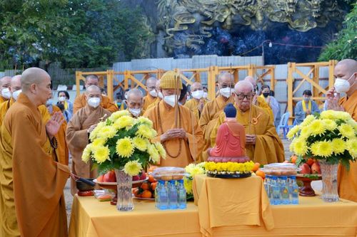 TP.HCM: Lễ cầu nguyện tái thiết chùa Phổ Quang (quận Tân Bình)