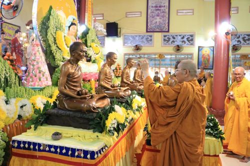Chùa Long Phước Thọ an vị tôn tượng Tổ khai sơn tông phong Tịnh Độ Non Bồng