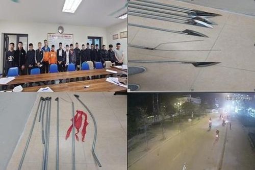 Tạm giữ hình sự 30 đối tượng trong vụ 'buộc khăn đỏ nhận diện hung khí' đâm chém nhau ở Hà Đông