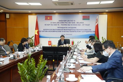Khai mạc Khóa họp lần thứ 15 Ủy ban liên Chính phủ Việt Nam - Belarus về hợp tác kinh tế, thương mại và khoa học, kỹ thuật
