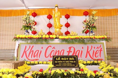 Quảng Nam: Chùa Vĩnh An đặt đá xây dựng chánh điện