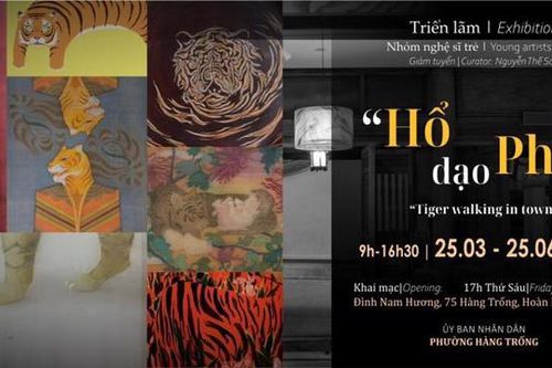 Trưng bày chuyên đề 'Hổ dạo Phố' tại phố đi bộ Hồ Gươm từ 25/3