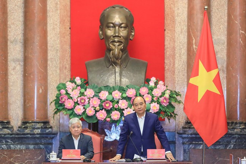 Hội nghị tổng kết công tác phối hợp giữa Chủ tịch nước và Đoàn Chủ tịch Ủy ban Trung ương Mặt trận Tổ quốc Việt Nam