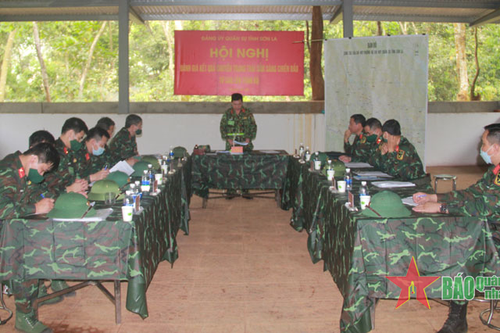 Bộ CHQS tỉnh Sơn La luyện tập chuyển trạng thái sẵn sàng chiến đấu