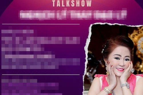 Trước khi bị khởi tố, bắt tạm giam, bà Phương Hằng vẫn thông báo tổ chức talkshow