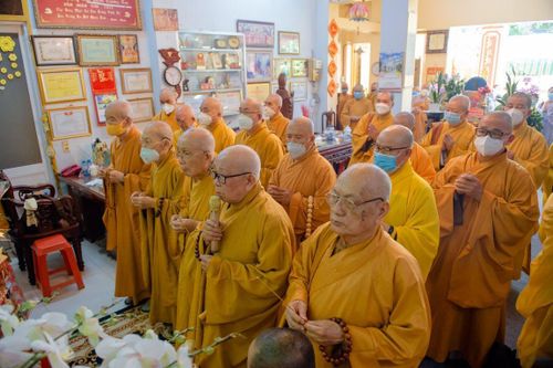 Lễ húy nhật Hòa thượng Thích Mỹ Quang, khai sơn chùa Phú Hòa (quận Tân Bình)