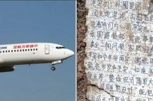 Có những gì trong mảnh giấy viết tay của một hành khách trên chuyến bay MU5735 gặp nạn?