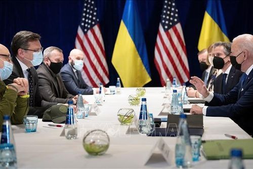 Thông tin về cuộc họp của Tổng thống Mỹ và các bộ trưởng của Ukraine