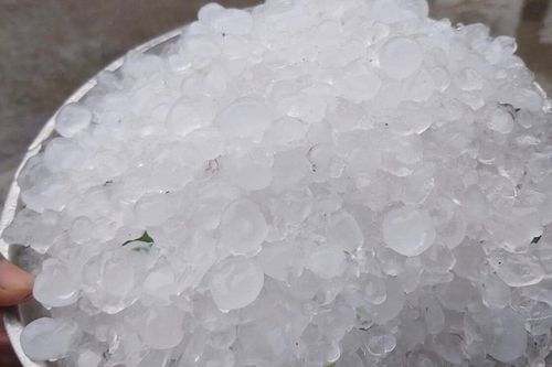 Đà Lạt bất ngờ xuất hiện mưa đá