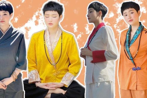 Hiền Hồ có cả BST đồ lam đi chùa kín đáo nhưng 'ỡm ờ' ở 1 chi tiết