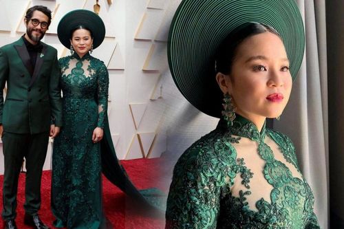 Lần đầu tiên trong lịch sử Oscar: Áo dài Việt rạng rỡ chiếm trọn spotlight trên thảm đỏ
