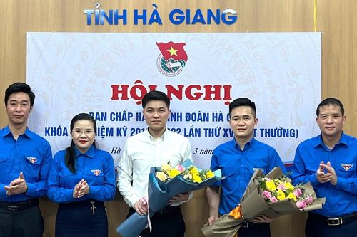 Tỉnh Đoàn Hà Giang kiện toàn hai Phó Bí thư