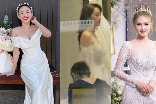 Sao Việt diện váy cưới: Minh Hằng khoe sắc rạng ngời, Bảo Thy hóa nàng tiên gợi cảm hết nấc